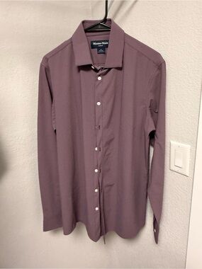 Mizzen+Main Men's Dress Shirt - Medium Trim Tall